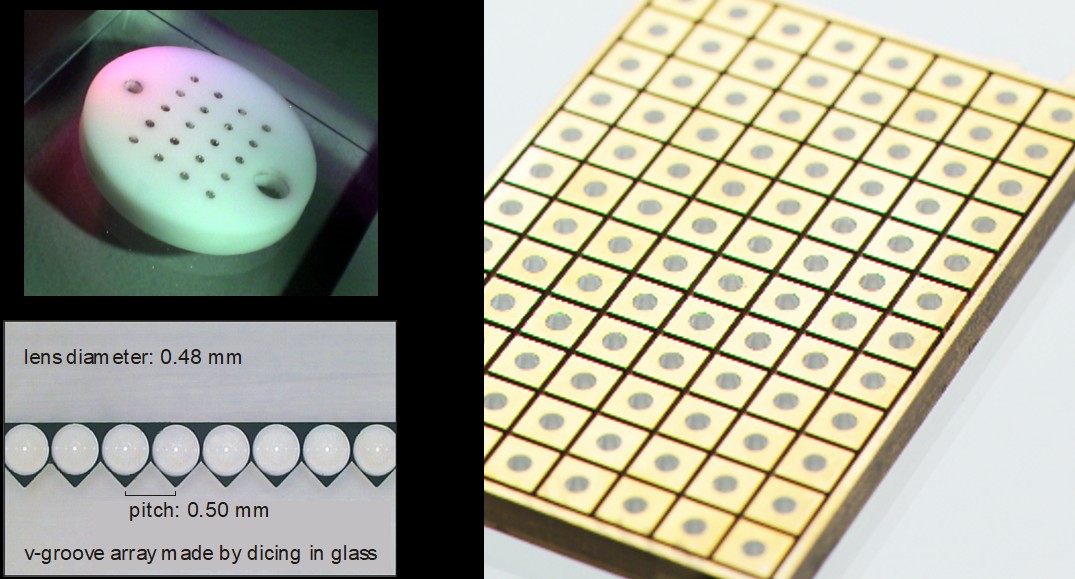 Impressionen für GRIN-Linsenarrays
